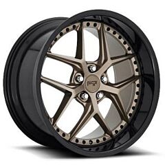 Staggered Full Set: Niche Vice Bronze w/ Gloss Black Lip M227