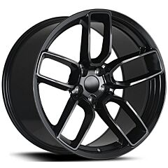 Staggered Full Set: OE Concept Replica Challenger SRT Gloss Black DG07