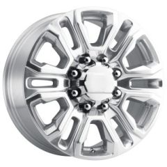 20x8.5 Performance Replicas PR207 Polished w/ Clear Coat 8x6.5/165 15mm