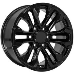 18x8.5 OE Replica Chevrolet Silverado CV69 Gloss Black 6x5.5/139.7 26mm