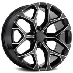 20x9 Performance Replicas PR176 Gloss Black Milled 6x5.5/139.7 24mm