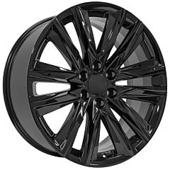22x9 OE Replica Cadillac Escalade CA91 Gloss Black 6x5.5/139.7 28mm