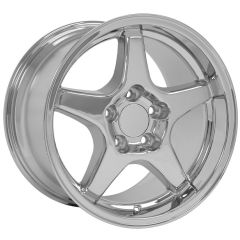 17x11 OE Replica Corvette ZR1 CV01 Chrome 5x4.75/120.7 50mm