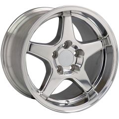17x11 OE Replica Corvette ZR1 CV01 Polished 5x4.75/120.7 50mm
