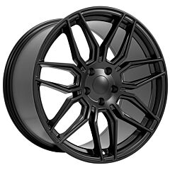 Staggered Full Set: OE Replica Corvette C8 CV03 Satin Black