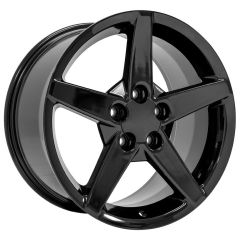 18x9.5 OE Replica Corvette C6 CV06 Gloss Black 5x4.75/120.7 58mm