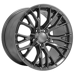 Staggered Full Set: OE Replica Corvette C7 Z06 CV22 Gunmetal