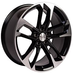 Staggered Full Set: OE Replica Chevrolet Camaro CV29 Gloss Black Machined