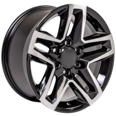 18x8.5 OE Replica Chevrolet Silverado CV34 Gloss Black Tinted 6x5.5/139.7 26mm