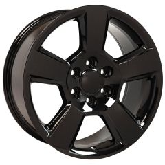20x9 OE Replica Chevrolet Tahoe CV76 Gloss Black 6x5.5/139.7 27mm