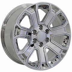 22x9 OE Replica Chevrolet Silverado CV93 Chrome 6x5.5/139.7 24mm