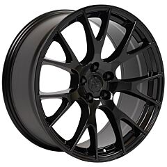 Staggered Full Set: OE Replica Dodge Hellcat DG15 Gloss Black
