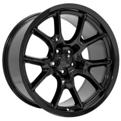 20x9 OE Replica Dodge Challenger DG21 Gloss Black 5x115 18mm