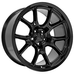 Staggered Full Set: OE Replica Dodge Challenger DG21 Gloss Black
