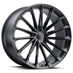 (Clearance - No Returns) 17x7 Ohm Proton Gloss Black (Rotary Forged) 5x4.5/114.3 50mm