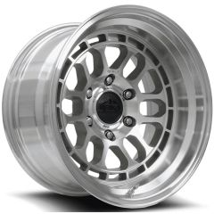 17x9 Reika R35 Rambler Machined Clear (Flow Formed) 6x5.5/139.7 -38mm