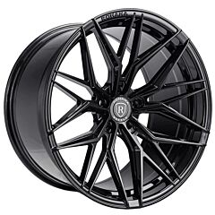 Staggered Full Set: Rohana RFX17 Gloss Black (Cross Forged)