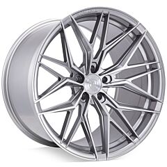 Staggered Full Set: Rohana RFX17 Brushed Titanium (Cross Forged)