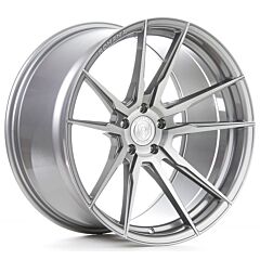 Staggered Full Set: Rohana RFX2 Brushed Titanium (Cross Forged)