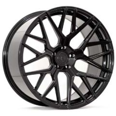 (Clearance - No Returns) 20x9 Rohana RFX10 Gloss Black (Cross Forged) 5x120 20mm