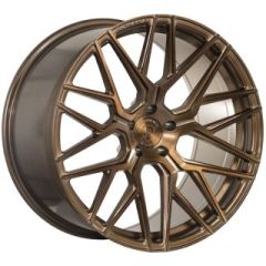 (Clearance - No Returns) 19x8.5 Rohana RFX10 Brushed Bronze (Cross Forged) 5x4.5/114.3 35mm