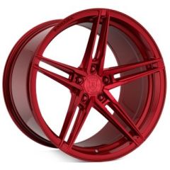 Staggered Full Set: Rohana RFX15 Gloss Red (Cross Forged)