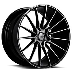 22x9 Savini Black Di Forza BM16 Gloss Black w/ Double Dark Tint (CUSTOM)