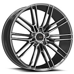Staggered Full Set: Savini Black Di Forza BM18 Hyper Black