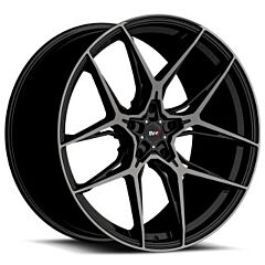 Staggered Full Set: Savini SV-F5 Gloss Black w/ Double Dark Tint (Flow Form)
