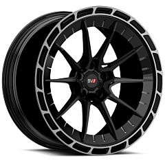 22x9 Savini SV.1 R1 Gloss Black w/ Double Dart Tint (Fully Forged) (CUSTOM)