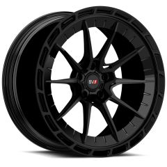 Staggered Full Set: Savini SV.1 R1 Gloss Black (Fully Forged)