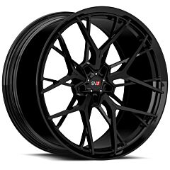 Staggered Full Set: Savini SV.1 R3 Gloss Black (Fully Forged)