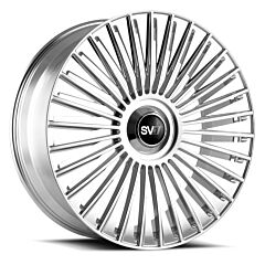 Staggered Full Set: Savini SV.1 X2 Brushed w/ High Polish Accent (Fully Forged)