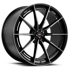 (Huge Savings) 22x9 Savini SV-F1 Double Dark Tint w/ Gloss Black (Flow Form) (CUSTOM)