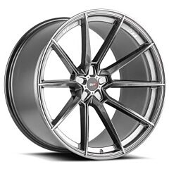 Staggered Full Set: Savini SV-F4 Gloss Graphite (Flow Form)