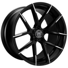 20x8.5 Lexani Stuttgart Gloss Black w/ Machined Tips (CUSTOM 2-3 weeks)