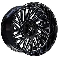 20x9 TIS Off-Road 553BM Gloss Black Milled 8x170 18mm