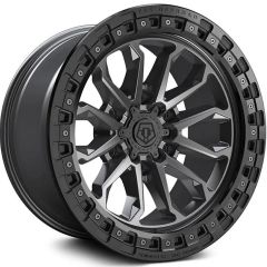 17X9 TIS Off-Road 556AB Satin Anthracite w/ Black Bead Ring 6x5.5/139.7 25mm