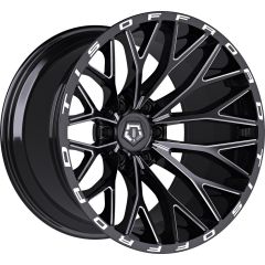 22X10 TIS Off-Road 566BM Gloss Black Milled 6x5.5/139.7 10mm