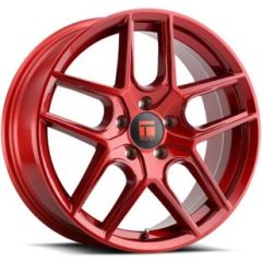(Clearance - No Returns) 17x8 Touren TR79 Crimson Candy Red 5x4.5/114.3 35mm