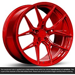 19x8.5 Variant Nysa Raw Blood Red (Full Forged) (CUSTOM)  