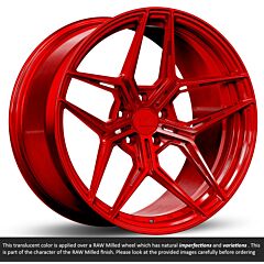 Staggered Full Set: Variant Zeno Raw Blood Red (Full Forged)