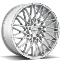 20x8.5 Versus VS001 Silver w/ Machined Face 5x4.5/114.3 35mm