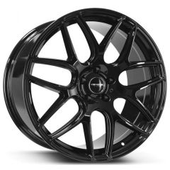 18x8.5 Versus VS103 Gloss Black 5x112 35mm