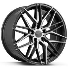 17x7.5 Versus VS1121 Gloss Black Machined Face 5x4.5/114.3 40mm