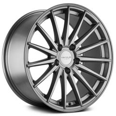 17x8 Versus VS74 Matte Gunmetal 5x4.5/114.3 35mm