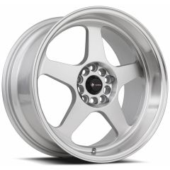 15x7 Vors SP1 Silver Machined 4x100 35mm