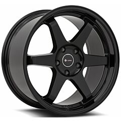 Staggered Full Set: Vors TR37 Gloss Black