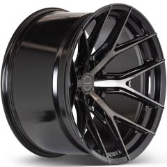 22x10 Vossen HF6-4 Gloss Black Tinted (Hybrid Forged) (Super Deep Concave) 6x135 -18mm
