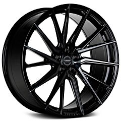 Staggered Full Set: Vossen HF-4T Tinted Gloss Black (Hybrid Forged) (True Directional)